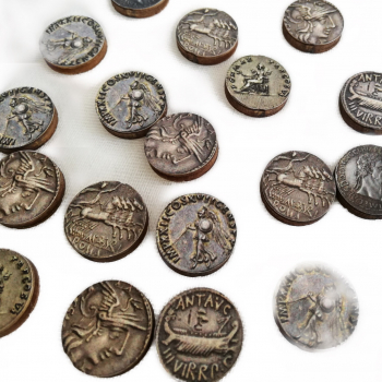10 römische Münzen - Miniatur - 2 cm
